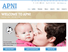 Tablet Screenshot of apni.org